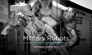 MilitaryRobots.xyz - Creative brandable domain for sale